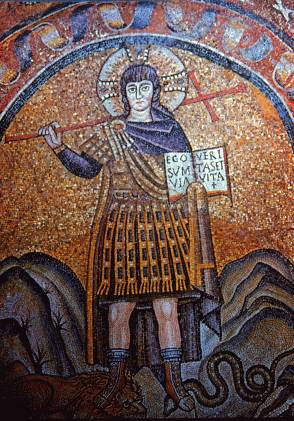 Christ Treading on Beasts  ca 550  Ravanna Chapel